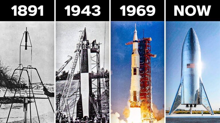 The Evolution of Space Rockets