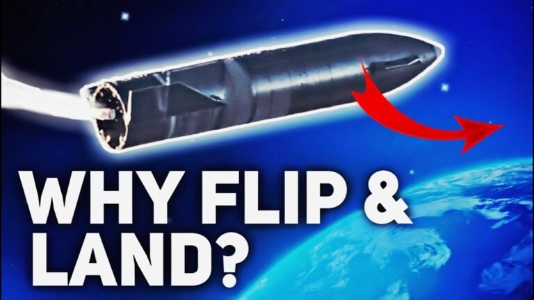 Why Starship 'flips & land', instead of vertical landing?