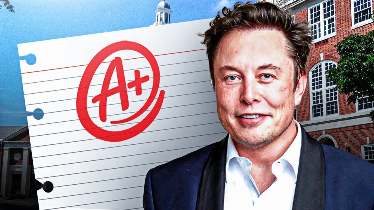 How Good Was Elon Musk In School?