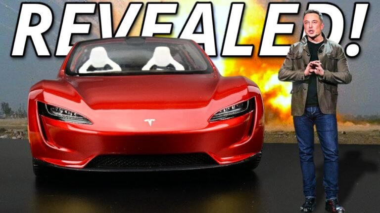 Elon Musk Finally Reveals Their Car "The Tesla Roadster"