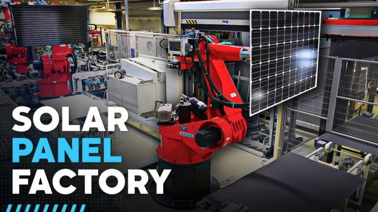 Take A Look Inside This Solar Panel Factory 2022