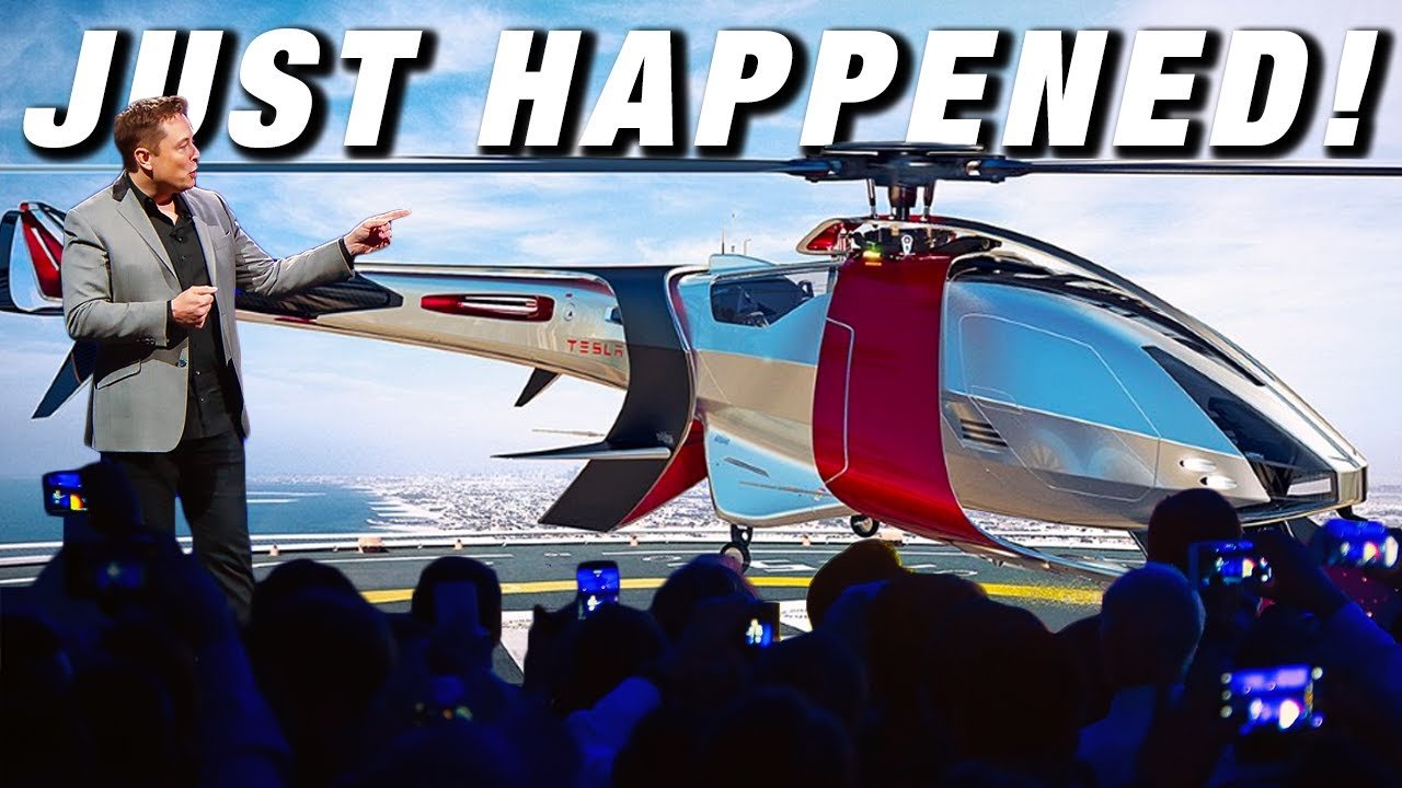 elon musk just revealed tesla helicopter