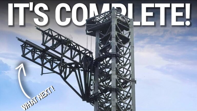 SpaceX Starship Launch Tower Almost Completed -2022