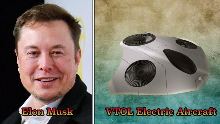 Elon Musk Unveils Tesla VTOL Electric Aircraft