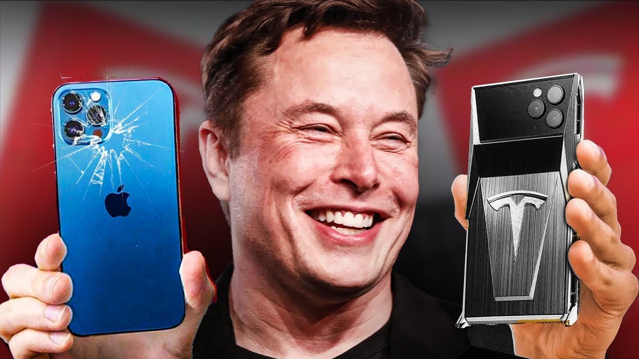 Elon Musk Unveils New Tesla Pi Phone With Starlink Wifi