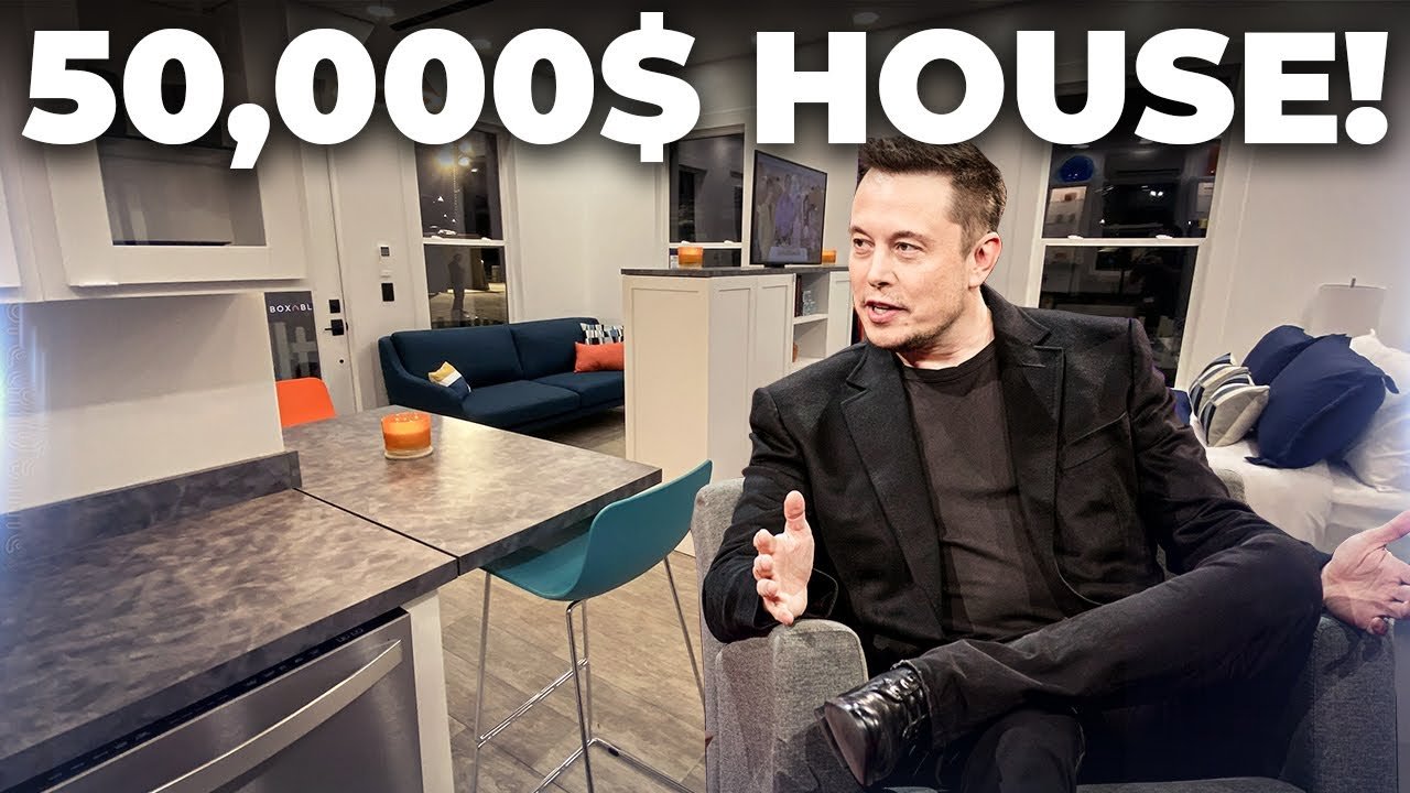 Take A Look Inside Elon Musk's $50K Folding House