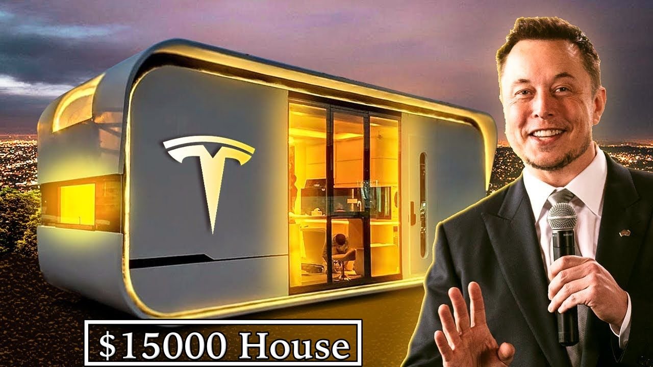 Elon Musk Unveils Tesla’s New Sustainable House - Cost $15000