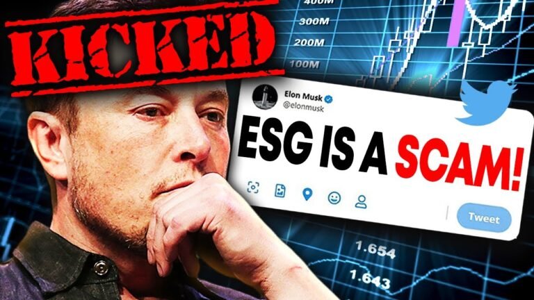 Elon Musk JUST Got KICKED OUT Of ESG
