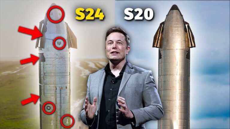 SpaceX Great Improvements From Starship S20 to S24